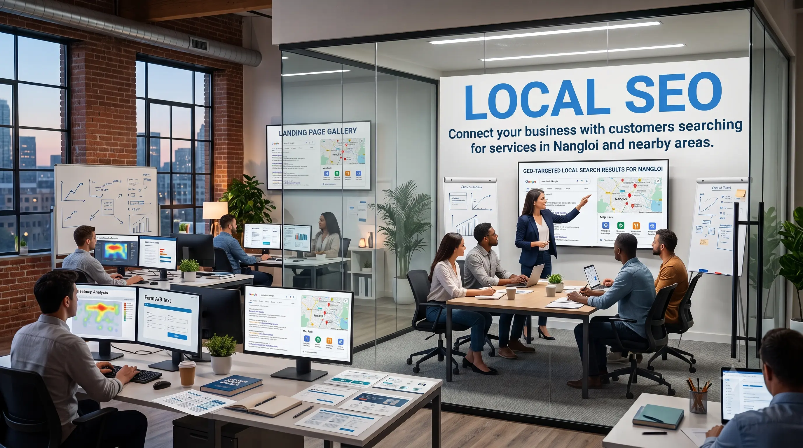 Local SEO services in Nangloi by Daweb Solutions
